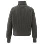 YAYA Coltrui met kabeldetail dark taupe grey mela