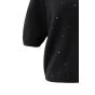 YAYA Trui met strass steentjes black