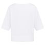 YAYA Boothals oversized fijngebreid pure white