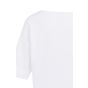 YAYA Boothals oversized fijngebreid pure white