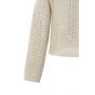 YAYA Mesh stitch cardigan summer sand