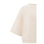 YAYA Oversized sweatshirt off white knit