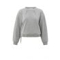 YAYA Sweater met plooidetails medium grey melange