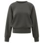 YAYA Fijngeribde raglan sweater dark night grey