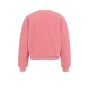 YAYA Teddy sweater rose red melange