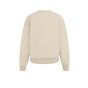 YAYA Sweater van stevige stof oxford tan brown