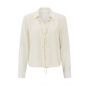 YAYA Layered texture blouse soft off white