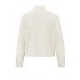 YAYA Layered texture blouse soft off white