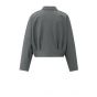 YAYA Blouse-jas met tailleplooien anthracite melan