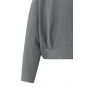 YAYA Blouse-jas met tailleplooien anthracite melan