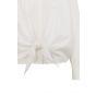 YAYA Gelaagde blouse met knoop off white