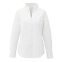 YAYA Blouse met hoge V-hals kraag pure white