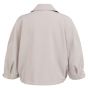 YAYA Blousejack met klepzakken steel wool grey