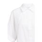 YAYA Vleermuismouw blouse met gevlo pure white