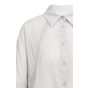 YAYA Vleermuismouw blouse met gevlo alabaster gray