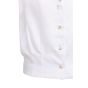 YAYA Mouwloze blouse met plooien en pure white