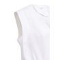 YAYA Mouwloze blouse met plooien en pure white