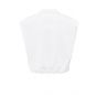 YAYA Jersey blouse with puff detail pure white