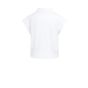 YAYA Jersey blouse with darts pure white