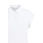 YAYA Jersey blouse with darts pure white