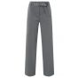 YAYA Geweven broek met ceintuur anthracite melange