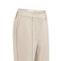 YAYA Broek met taillebanddetail oxford tan brown m