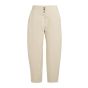 YAYA High waist barrel leg trousers warm dust sand