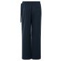 YAYA Trousers with wrap skirt total eclipse blue