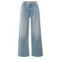 YAYA Wide-leg denim trousers light blue denim