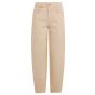 YAYA Barrel jeans met naaddetails desert beige