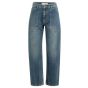 YAYA Cargobroek met laag kruis blue denim