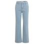 YAYA Chinojeans met paspelzakken mid blue denim
