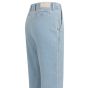 YAYA Chinojeans met paspelzakken mid blue denim