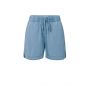 YAYA Lightweight chambray shorts chambrey