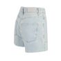 YAYA Loose fit colored worker short light denim
