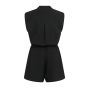 YAYA Playsuit met overslag-effect black