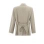 YAYA Oversized pinstripe blazer humus beige dessin