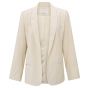 YAYA Woven blazer with pocket detai summer sand