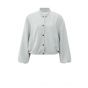 YAYA Bombervest met textuur medium grey melange