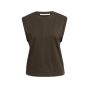 YAYA Top met mouwdetails delicioso brown