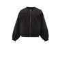 YAYA Cropped bomber jacket phantom