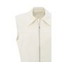 YAYA Sleeveless cropped jacket summer sand melange