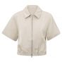 YAYA Satin jacket summer sand