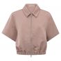 YAYA Satin jacket soft mauve pink