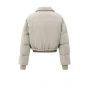 YAYA Gewatteerde korte jas sand beige