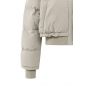 YAYA Gewatteerde korte jas sand beige
