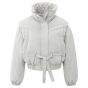 YAYA Oversized jas met afritsmouwen cloud grey