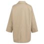 YAYA Oversized jas van katoen sandstone beige