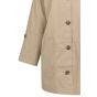 YAYA Oversized jas van katoen sandstone beige