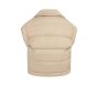 YAYA Oversized bodywarmer met kraag gold